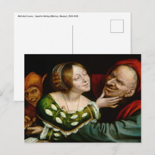 Quentin Matsys - Förälskade Par Vykort