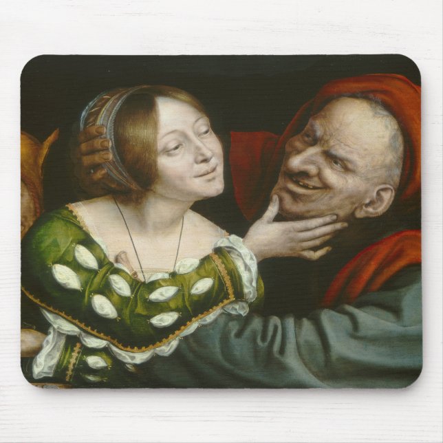 Quentin Matsys - Ill-Matched Älskare Musmatta (Framsidan)