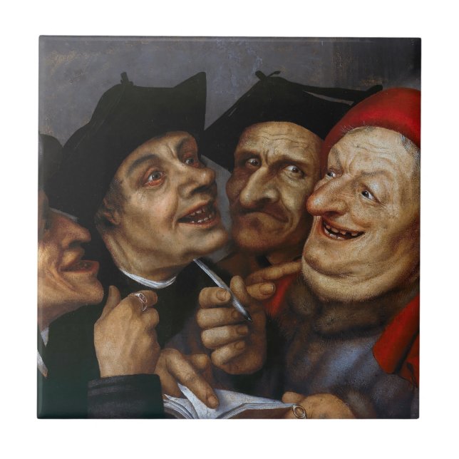 Quentin Matsys - inköpsavtalet Kakelplatta (Framsidan)