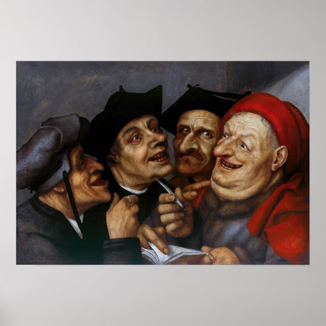 Quentin Matsys - inköpsavtalet Poster (Framsidan)