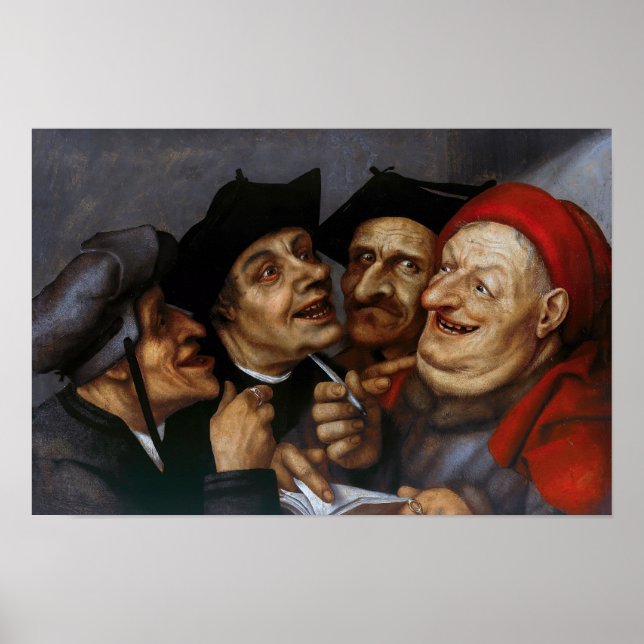 Quentin Matsys - inköpsavtalet Poster (Framsidan)