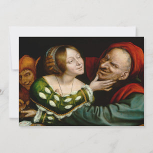 Quentin Matsys - Matched Älskare Tack Kort