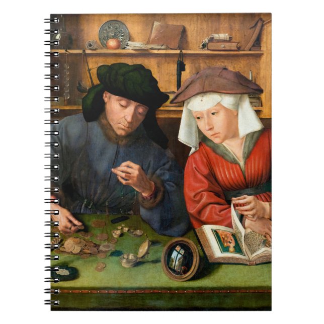 Quentin Matsys - Moneylender och hans fru Anteckningsbok (Framsidan)