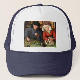 Quentin Matsys - Moneylender och hans fru Keps