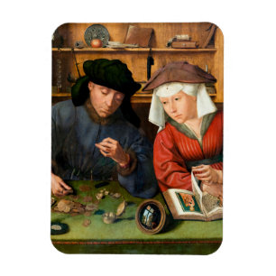 Quentin Matsys - Moneylender och hans fru Magnet
