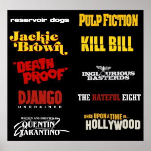 quentin tarantino-filmografi poster