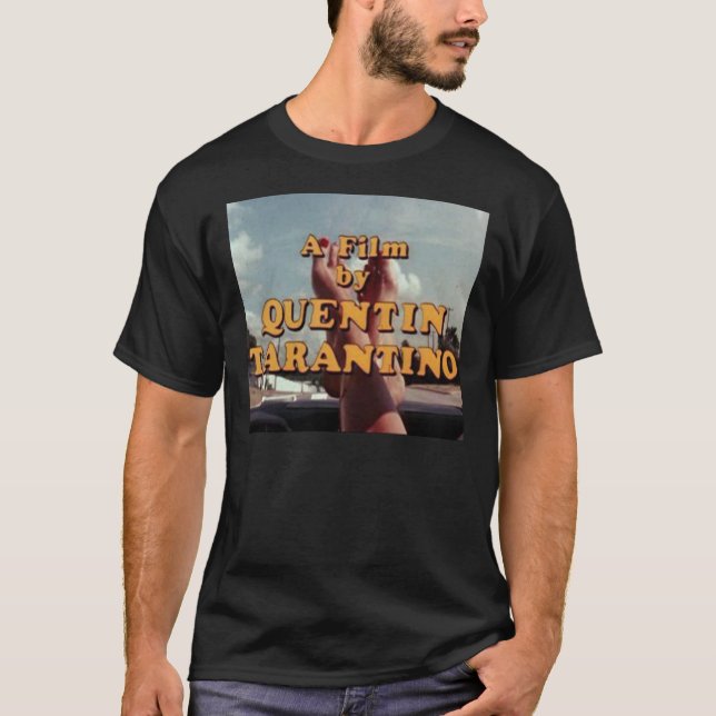 QUENTIN TARANTINO MOVIE DIRECTOR Classic T-Shirt (Framsida)