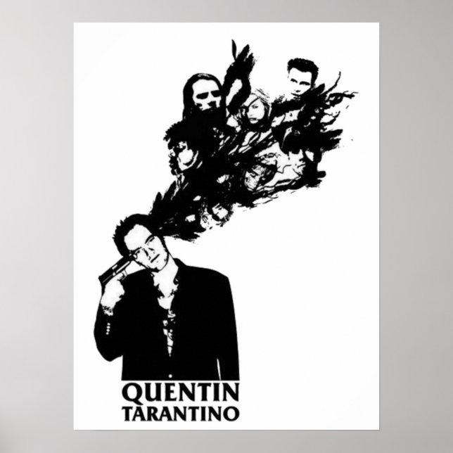 Quentin Tarantino Poster (Framsidan)