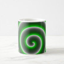 Quer mudar a cor branco? Espiral verde chamativo
