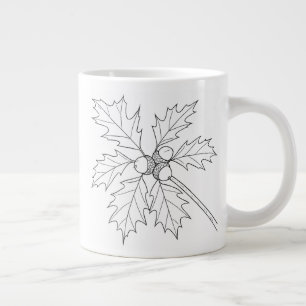 Quercus rubra - Northern Red Oak Jumbo Mugg