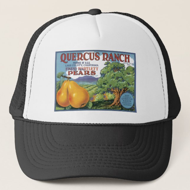 QuercusranchBartlett Pears Truckerkeps (Framsida)