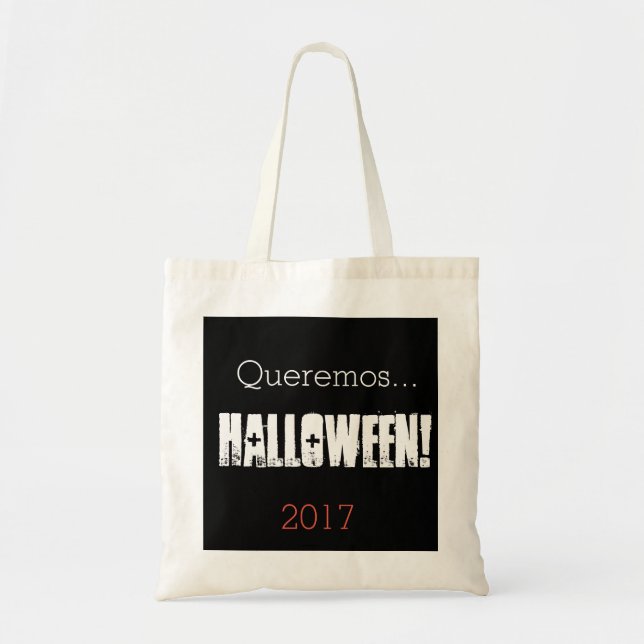 QUEREMOS HALLOWEEN 2017 TYGKASSE (Framsidan)