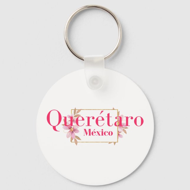 Queretaro Mexico Travel Destination Bridesmaid Nyckelring (Framsida)