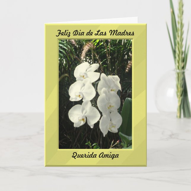 Querida amiga för Feliz diameter de las madres Kort (Framsida)