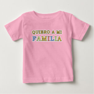 Querio en kärlek för mi Familia Español min T Shirt