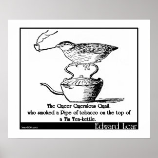 Querulous Quail Poster