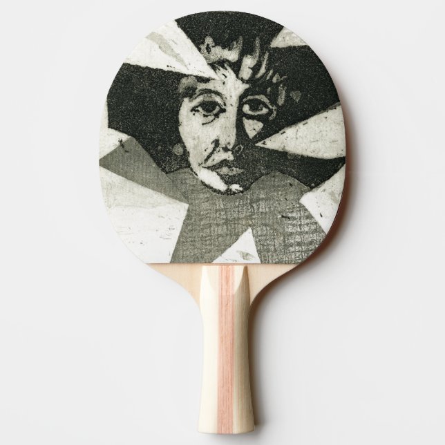 "Query Mark" Ping Pong Paddle Pingisracket (Baksidan)