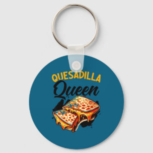 Quesadilla-drottning mexikansk mat cinco de mayo o nyckelring