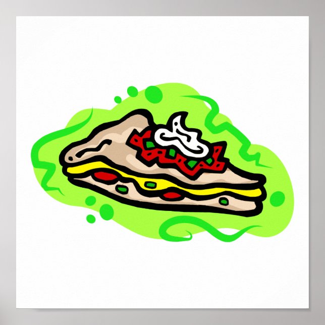 Quesadilla Poster (Framsidan)