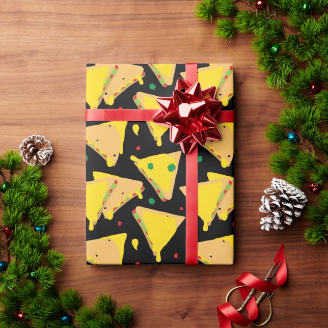 Quesadillas Mexican Food Patterned Presentpapper (Julgåva)