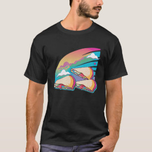 Quesadillas Vaporwave Retrowave Aesthetic T Shirt