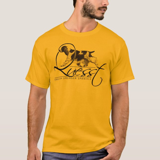 Quesst SpringerSpaniel Logowear Tee Shirt (Framsida)