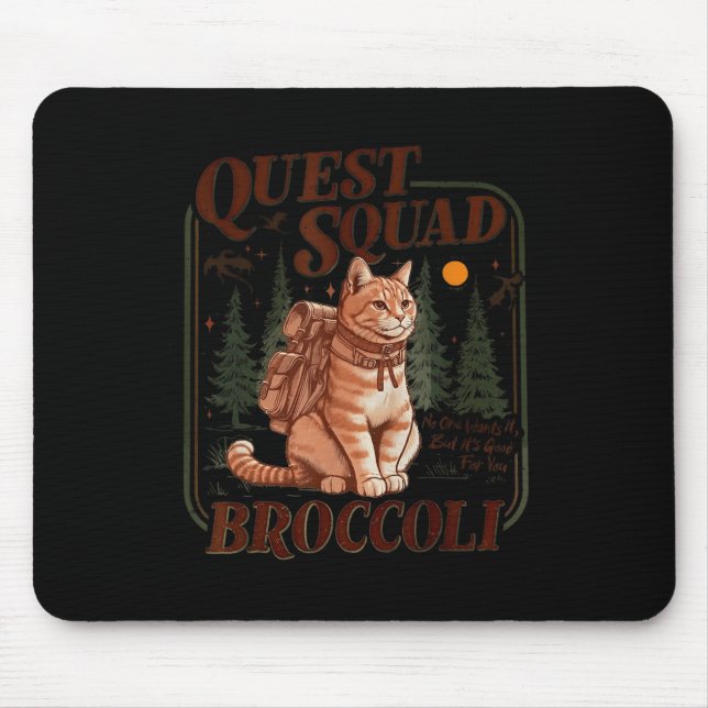 Quest Fantasy Squad Broccoli Funny Cat  Musmatta (Framsidan)