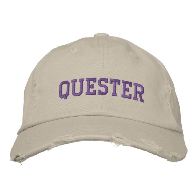 Quester Embroized Hat Broderad Keps (Framsida)
