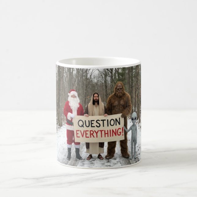 Question Everything Kaffemugg (Center)