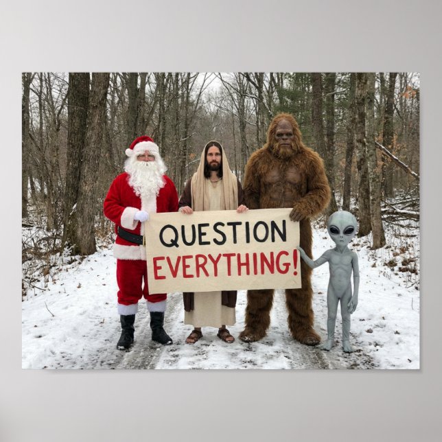Question Everything Poster (Framsidan)