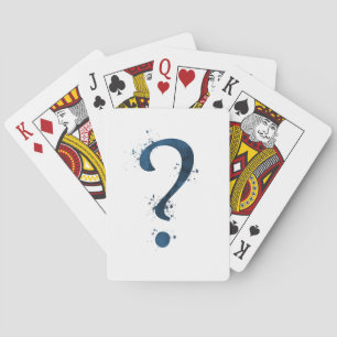 Question markerar casinokort