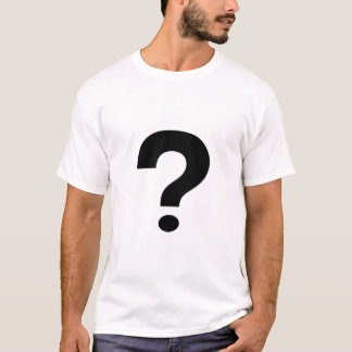 Question markerar t shirt