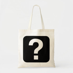 Question markerar tygkasse