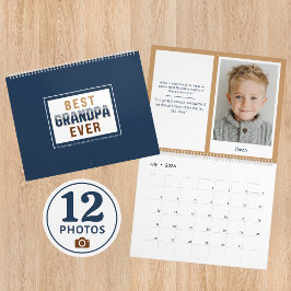 Questions Answers Grandkids Best Grandpa Ever Kalender