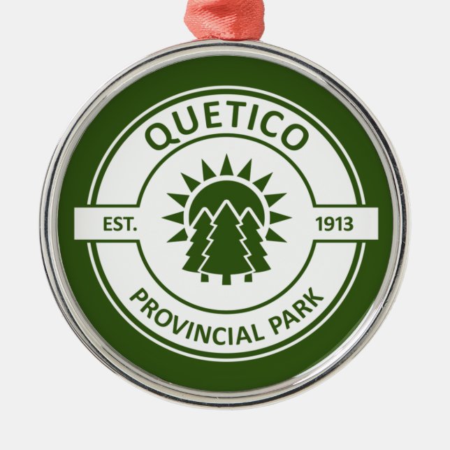 Quetico Provincial Park Julgransprydnad Metall (Framsidan)
