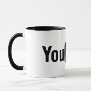 Quety Black Youtube Mugg