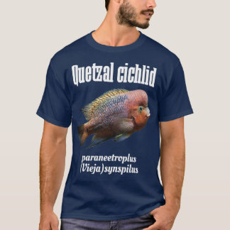 Quetzal eller kungsbrodd cichlid t shirt