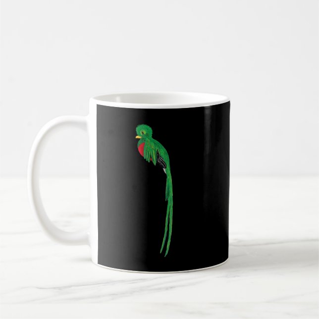 Quetzal Guatemala Chapin Antigua Guate Tikal Peten Kaffemugg (Vänster)