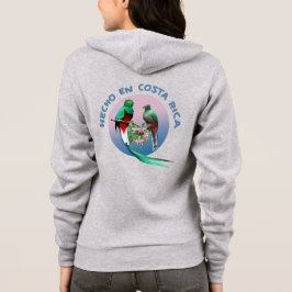 Quetzal Love, Hecho en Costa Rica Women's Hoodie T Shirt