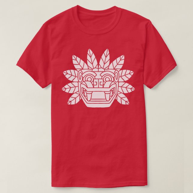 Quetzalcoatl Aztec Feasted Serpent Mayan Inca to T Shirt (Design framsida)