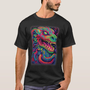 Quetzalcoatl Aztec Gud Feahavererad serpent Kukulk T Shirt