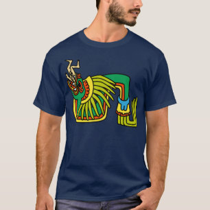 Quetzalcoatl Aztec Mayan Feaftren Serpent Toltec T Shirt