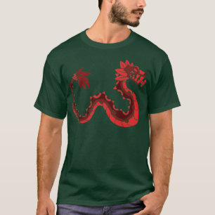Quetzalcoatl Aztec Mayan Feaftren Serpent Toltec T Shirt