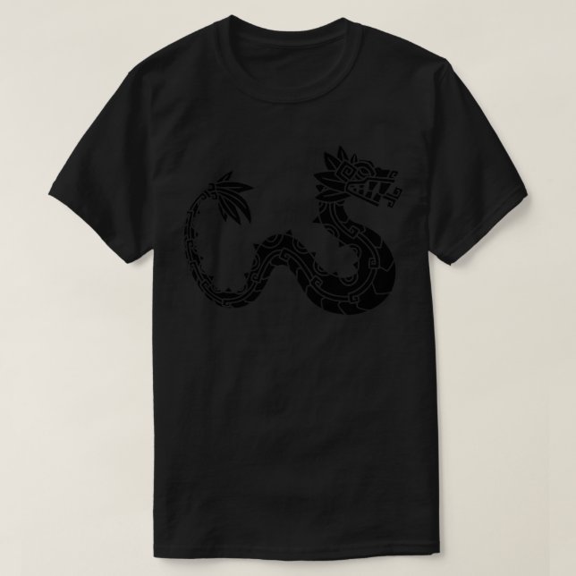 Quetzalcoatl Aztec Mayan Feaftren Serpent Toltec T Shirt (Design framsida)