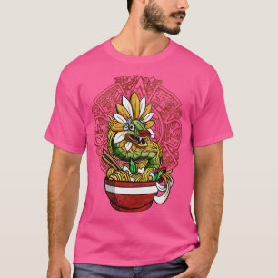 Quetzalcoatl Aztec Serpent Mayan Ramen Noodles Tol T Shirt