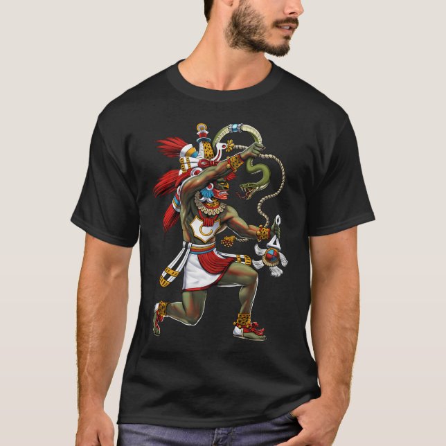 Quetzalcoatl aztekisk ormgud t shirt (Framsida)