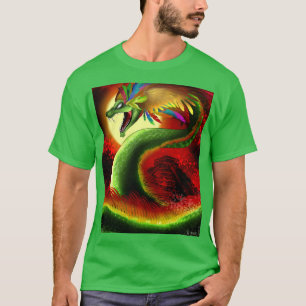 Quetzalcoatl den Aztec guden T Shirt