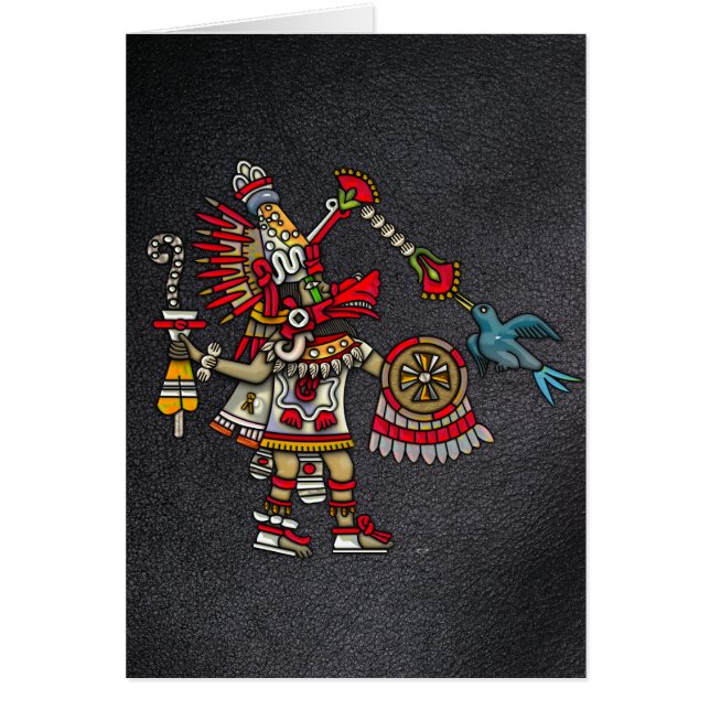 Quetzalcoatl Hälsningskort (Framsidan)