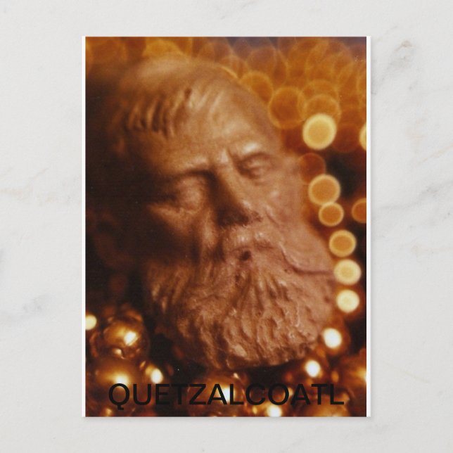 QUETZALCOATL POSTCARD VYKORT (Framsida)
