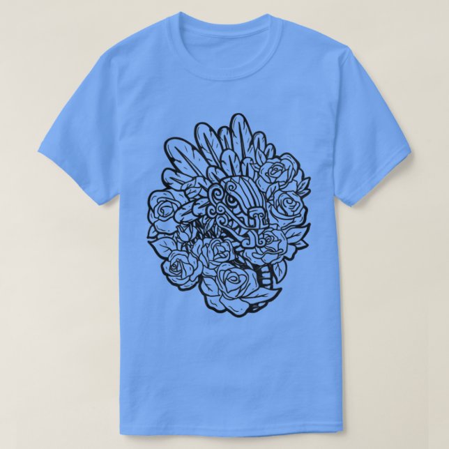 Quetzalcoatl Ro Ancient Aztec Serpent Mayan Inc T Shirt (Design framsida)